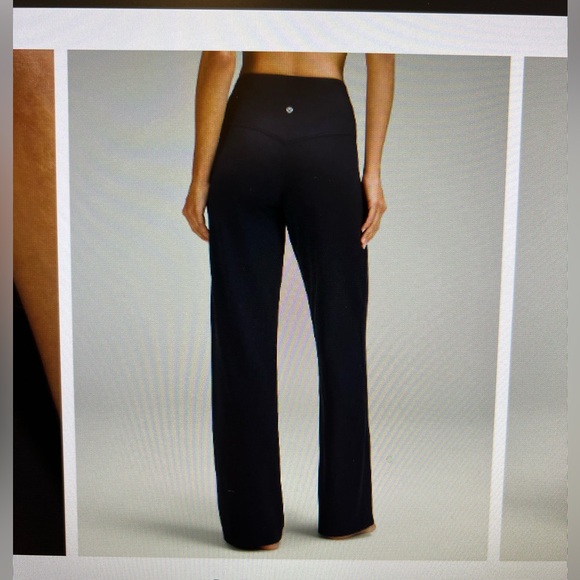 NWT Lululemon Align High Rise Wide Leg Pant Navy Size 4- 33” length - Picture 6 of 8
